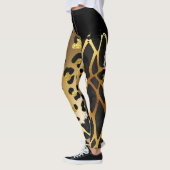Leggings Poster de animal mixte (Gauche)