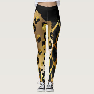 Leggings Poster de animal mixte