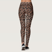 Leggings Poster de animal Monogram Chic Leopard (Dos)