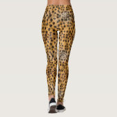 Leggings Poster de animal Motif à fourrure exotique tendanc (Dos)