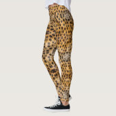 Leggings Poster de animal Motif à fourrure exotique tendanc (Gauche)