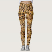 Leggings Poster de animal Motif à fourrure exotique tendanc (Devant)