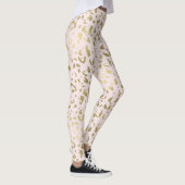 Leggings Poster de animal or rose (Droite)
