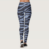 Leggings Poster de animal rétro Zebra (Dos)