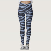 Leggings Poster de animal rétro Zebra (Devant)