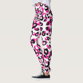 Leggings Poster de animal rose (Gauche)