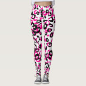 Leggings Poster de animal rose (Devant)