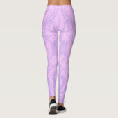Leggings poster de animal rose sauvage (Dos)