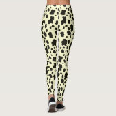 Leggings Poster de animal Vache Moderne Motif Sur Pastel Ja (Dos)