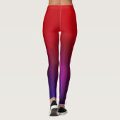 Leggings Poster pourpre Tulip Haze (Dos)