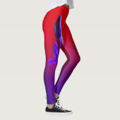 Leggings Poster pourpre Tulip Haze (Droite)