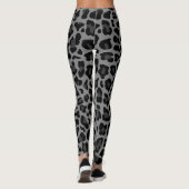 Leggings Posters de animaux de Charocal Grey (Dos)