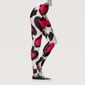 Leggings Posters de animaux du coeur (Droite)