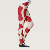 Leggings posters de animaux rouges (Droite)