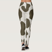 Leggings posters de animaux rouges (Dos)