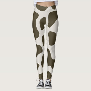 Leggings posters de animaux rouges