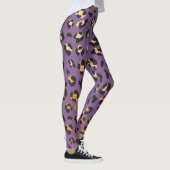 leggings posters de animaux violets (Droite)