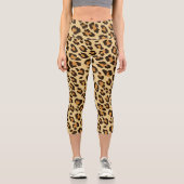 Leggings posters de animaux, Yoga Capris haut tail (Recto)