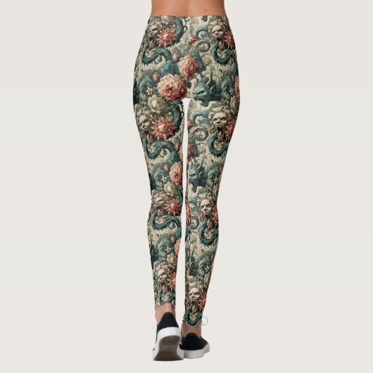 Leggings Posture de la Perdition - gothique victorien (Dos)