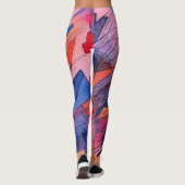 Leggings "Potentiel libéré" Art Abstrait contemporain (Dos)