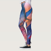 Leggings "Potentiel libéré" Art Abstrait contemporain (Gauche)