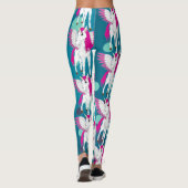 Leggings Pots bleus de la Unicorn (Dos)
