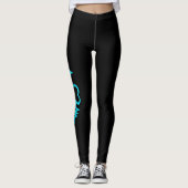 Leggings POTS...Bouton cardiaque (Devant)