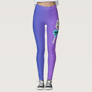 Leggings Pots Est Si Tachy Purple & Blue Ombre