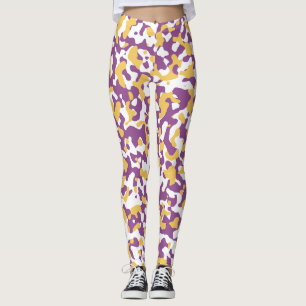Leggings Poubelle, Gratuit, Violet, Rose, Blanc, Camo