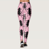 Leggings Poulangerie rose Roaches (Dos)