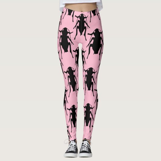 Leggings Poulangerie rose Roaches (Devant)