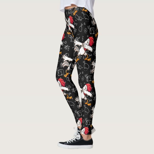 Leggings poule mousseuse (Gauche)