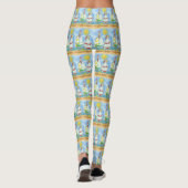 LEGGINGS POULET DE LA MER, ROOSTER & HEN JOIGINGS AMUSANTS (Dos)