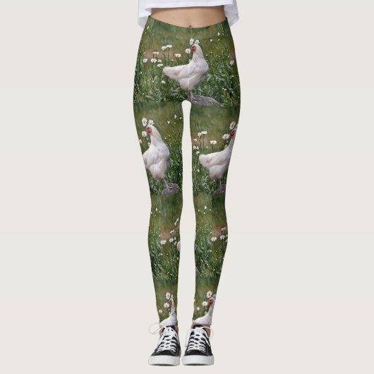 Leggings Poulet du pays (Devant)