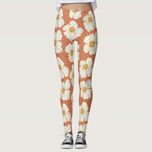 Leggings Poulet orange (Devant)