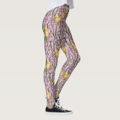 Leggings Poulets et hyacinthes roses (Droite)