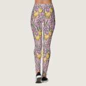 Leggings Poulets et hyacinthes roses (Dos)