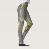 Leggings Poulpe, illustration de calmar, cru (Droite)