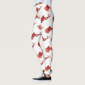 Leggings poulpe rouge (Gauche)