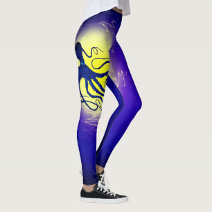 Leggings Poulpe sous-marin - guêtres