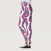 Leggings poupée russe rose (Gauche)
