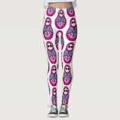 Leggings poupée russe rose (Devant)