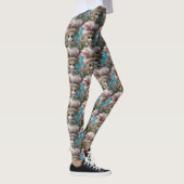 Leggings Poupée Vintage bleue, (Droite)