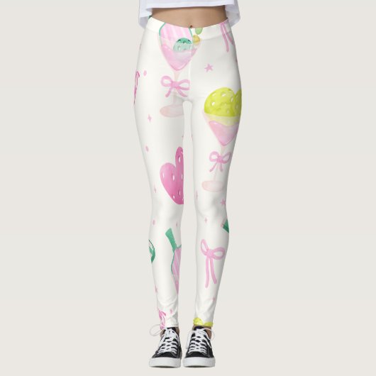 Leggings pour amateur de Pickleball (Devant)