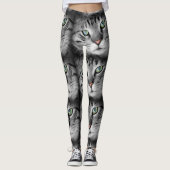 Leggings pour chats Kitty en cours d'exercice Pant (Devant)