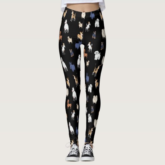 Leggings pour chiens de caricature (Devant)