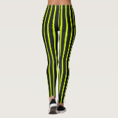Leggings pour femmes à motif rayé vertical (Dos)