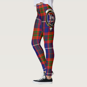 Leggings pour femmes à tartan Clan Trotter Crest d