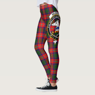 Leggings pour femmes à tartan du Clan Belshes Scot