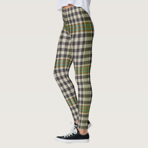 Leggings pour femmes à tartan du clan Burns Scotst